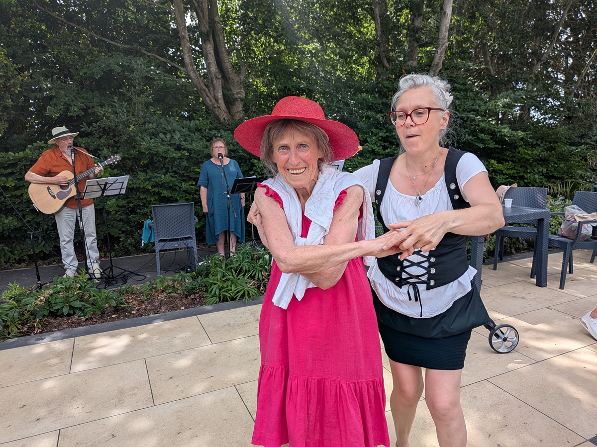 Care home garden party raises £1,500 for Salisbury homeless charity