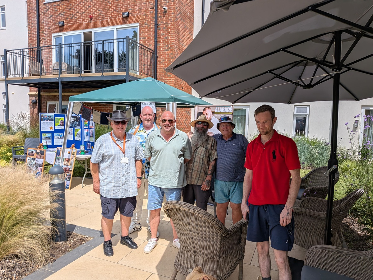 Volunteers from Alabaré were among guests attending the Braemar Lodge garden party