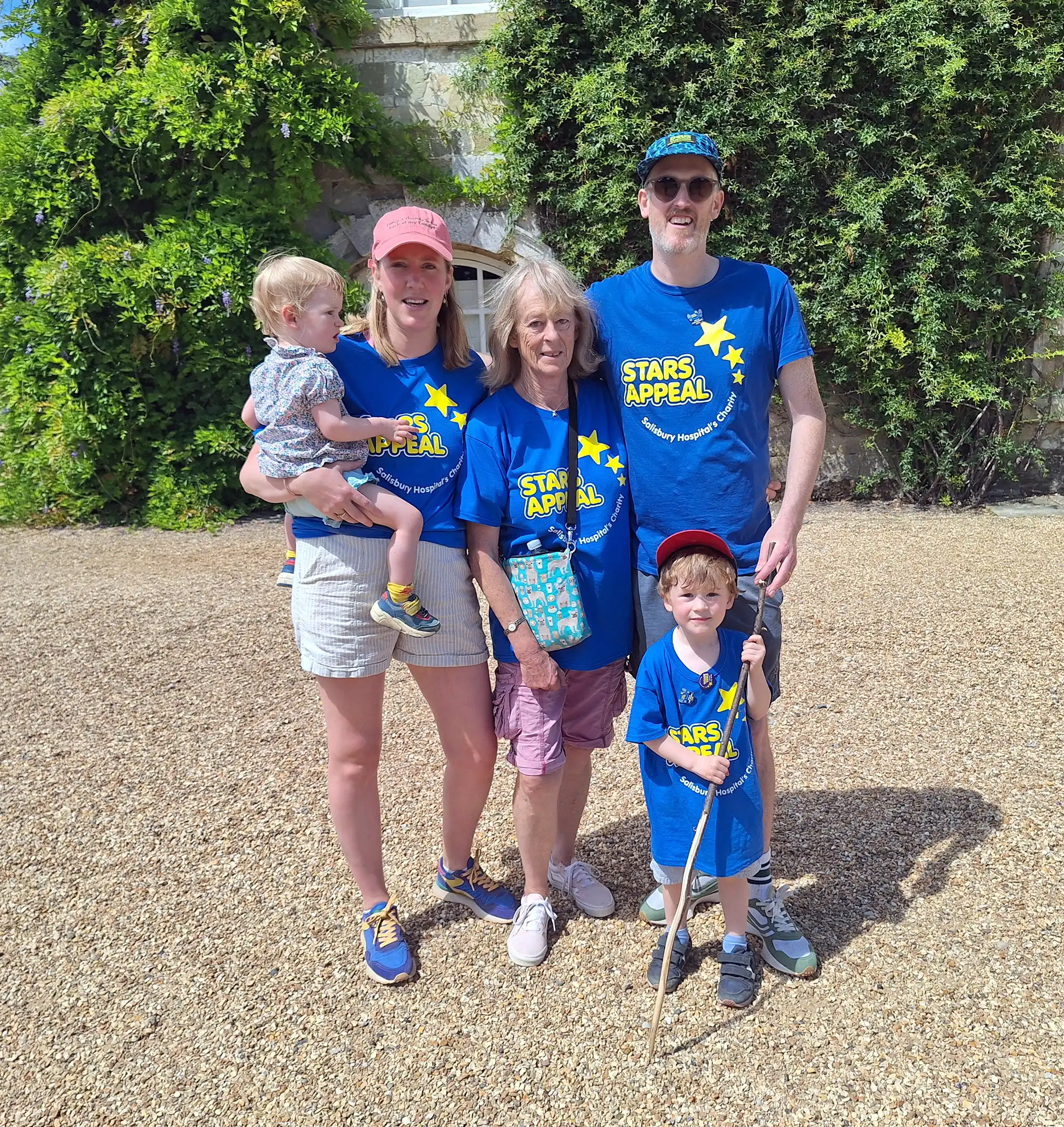 Simon Martin and family