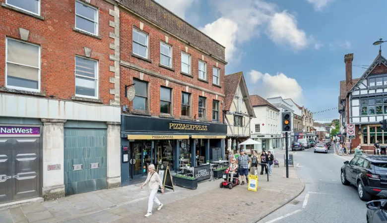 Pizza Express in Blue Boar Row is going up for auction. Picture: Acuitus