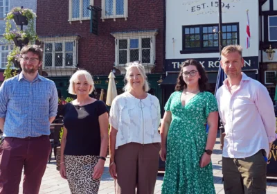 Salisbury 800 Project Board representatives - Sam Charleston (Salisbury City Council), Jane Morgan (Salisbury Cathedral), Susi Mason (S800 Project Lead), Ellie Burke (Salisbury BID), Gareth Machin (Wiltshire Creative) Not present Lucy Bridal (Salisbury Museum)