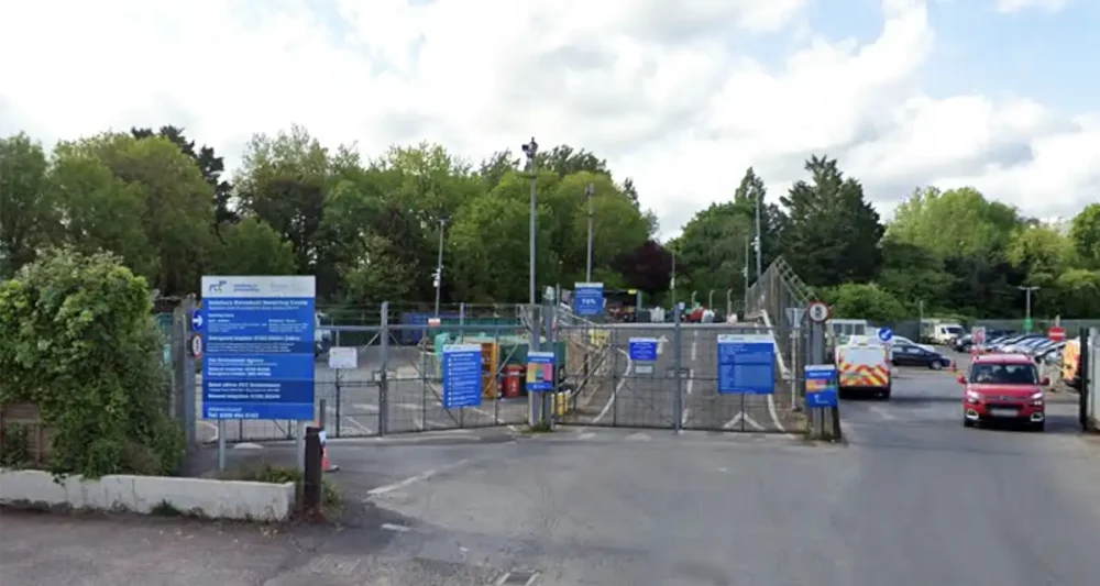 Salisbury's Household Recycling Centre is among those to be rolling out a booking system. Picture: Google