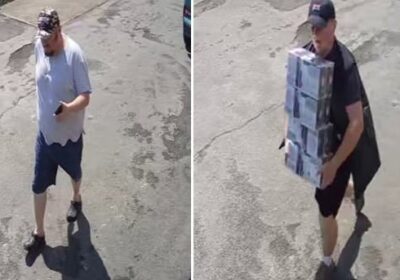 The incident, on the Churchfield Industrial Estate, occurred on July 9. Pictures: Wiltshire Police