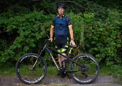 Bryan Simmans is preparing for the London to Brighton off-road cycle challenge