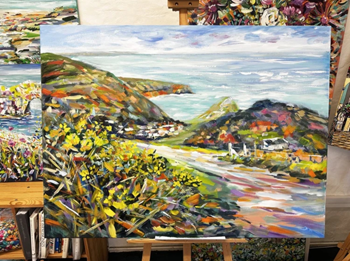 Artworks by Caroline Tucker feature in the Between Colour and Form exhibition atFisherton Mill. Picture: Caroline Tucker