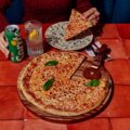 Zizzi classic pizza and soft drink