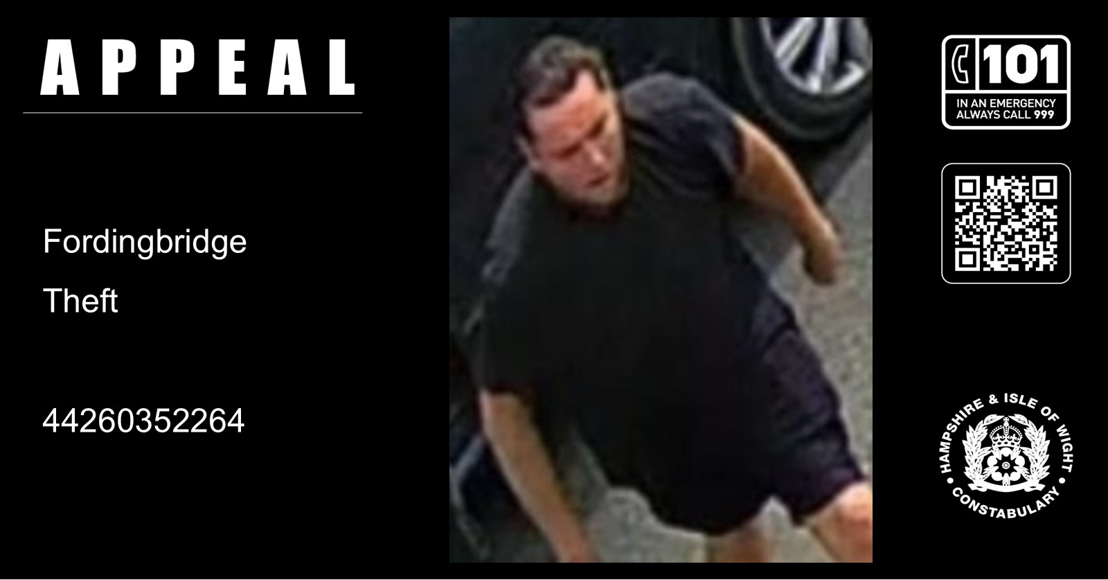 Officers want to identify this person after a theft in Fordingbridge. Picture: Hampshire Police