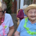 Staff, residents and guests enjoyed the celebration at Milford House