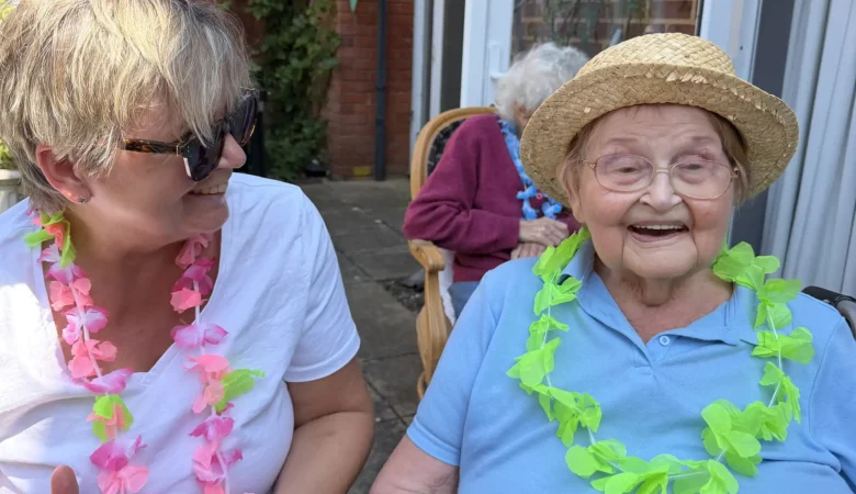 Staff, residents and guests enjoyed the celebration at Milford House