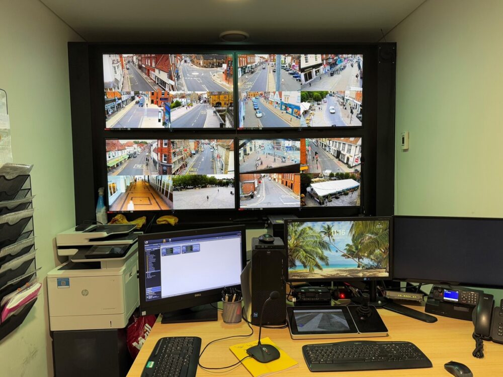 The council’s CCTV monitoring service is a team of volunteer operators who oversee the city’s CCTV and radio system. Picture: Salisbury City Council