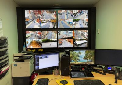 The council’s CCTV monitoring service is a team of volunteer operators who oversee the city’s CCTV and radio system. Picture: Salisbury City Council