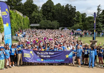 Walkers at the start line of Walk for Wards at Wilton House. Picture: Simon Ward