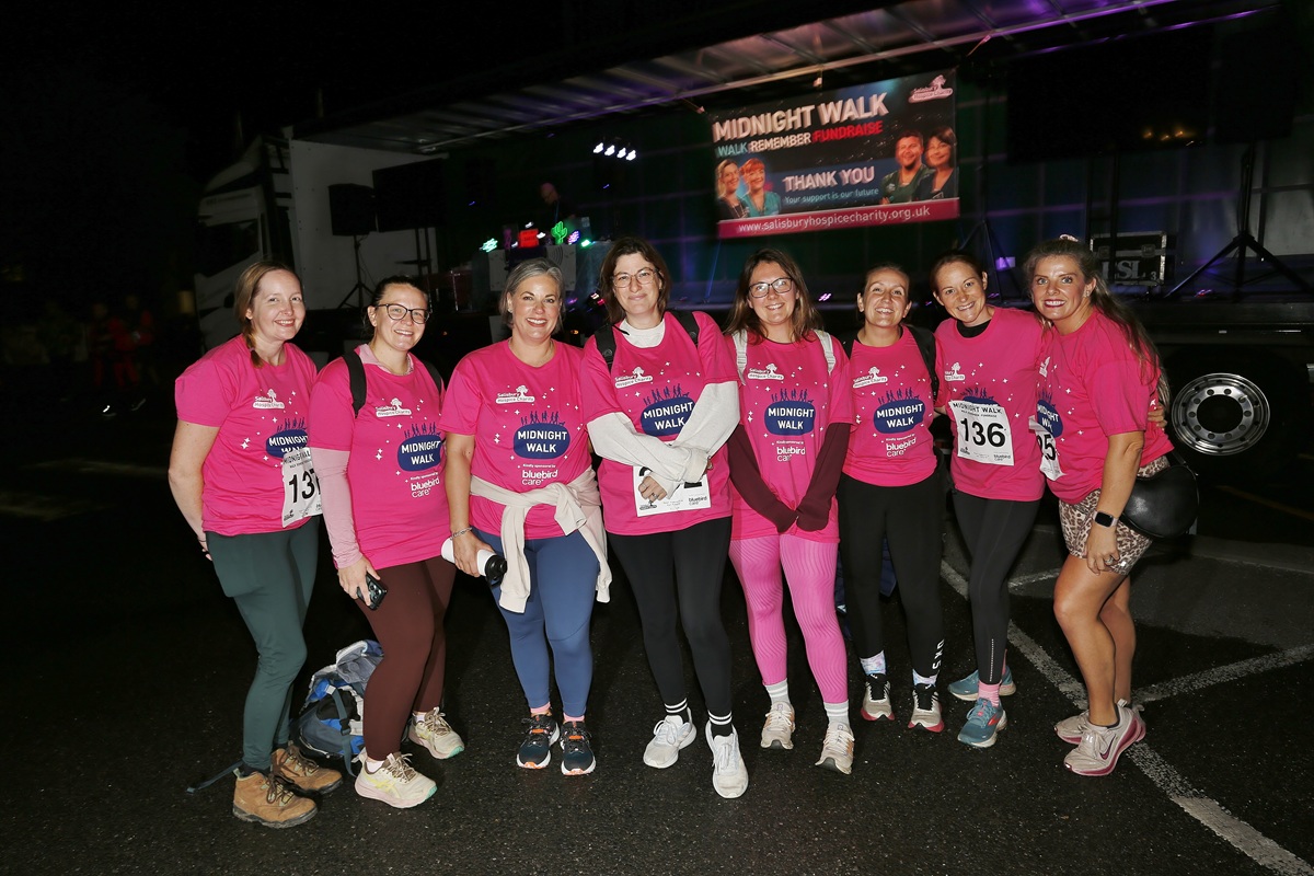 Salisbury Hospice Charity Midnight Walk. Picture: Donald Capewell Photography