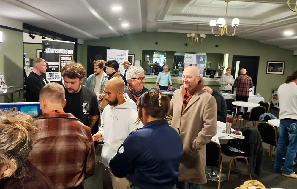 More than 100 men turned out for the event in Salisbury