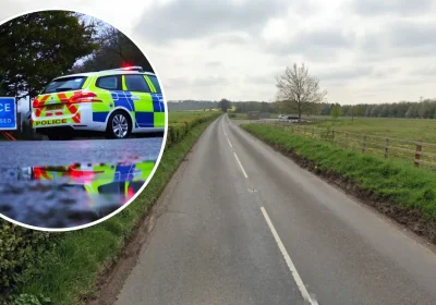 The crash happened on the A3028 Double Hedges, near Bulford, on Wednesday night. Picture: Google