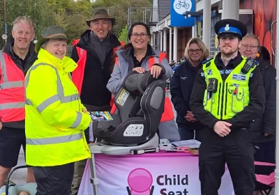 Wiltshire Police and Wiltshire Council were giving advice at Tesco on Wednesday. Picture: Wiltshire Police