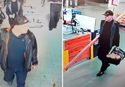 Officers are keen to trace these people after the theft in Salisbury. Picture: Wiltshire Police